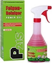 P21S Felgen-Reiniger POWER GEL 500 ml Flasche + Schwamm