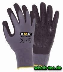 Nylon - Strickhandschuh Black Touch Größe L