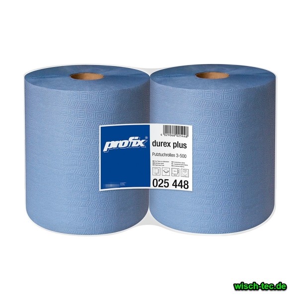 Putzrolle blau 3-lagig 2er Pack