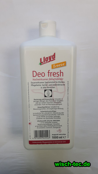 Geruchsbinder Lloyd Deo Fresh breeze 1 Liter