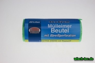 Mülleimerbeutel extra stark mit Tragegriff 20 Liter