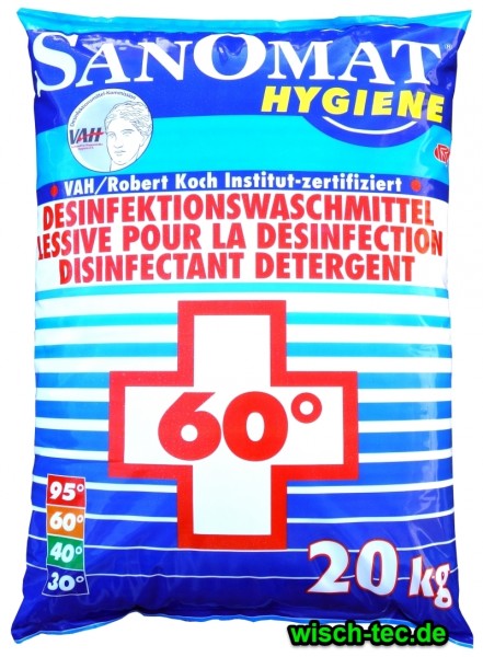 Desinfektionswaschmittel SANOMAT 20 kg Sack