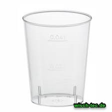 Schnapsglas glasklar 2 cl / 4cl 40 Stück